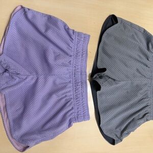 BCG Lavender and  gray Mesh Shorts 8/10